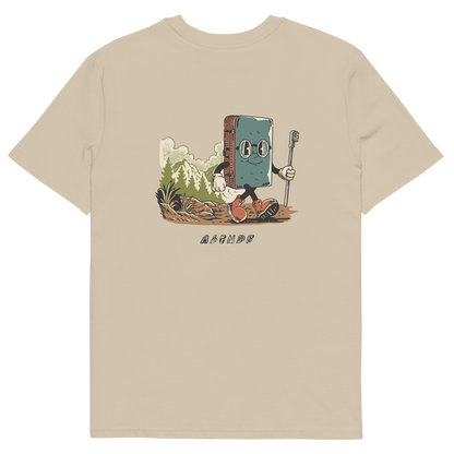 Adventurous Alex climbing t-shirt by Ascndr Studios