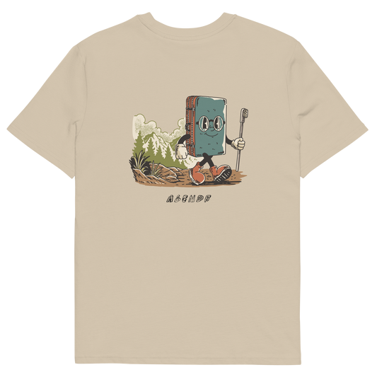 Adventurous Alex climbing t-shirt by Ascndr Studios